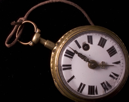 VERY RARE ENAMELED L'EPINE FRENCH VERGE pocket watch